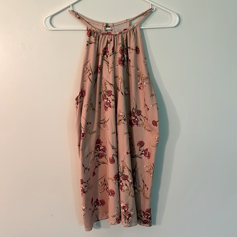 Floral summer tank top